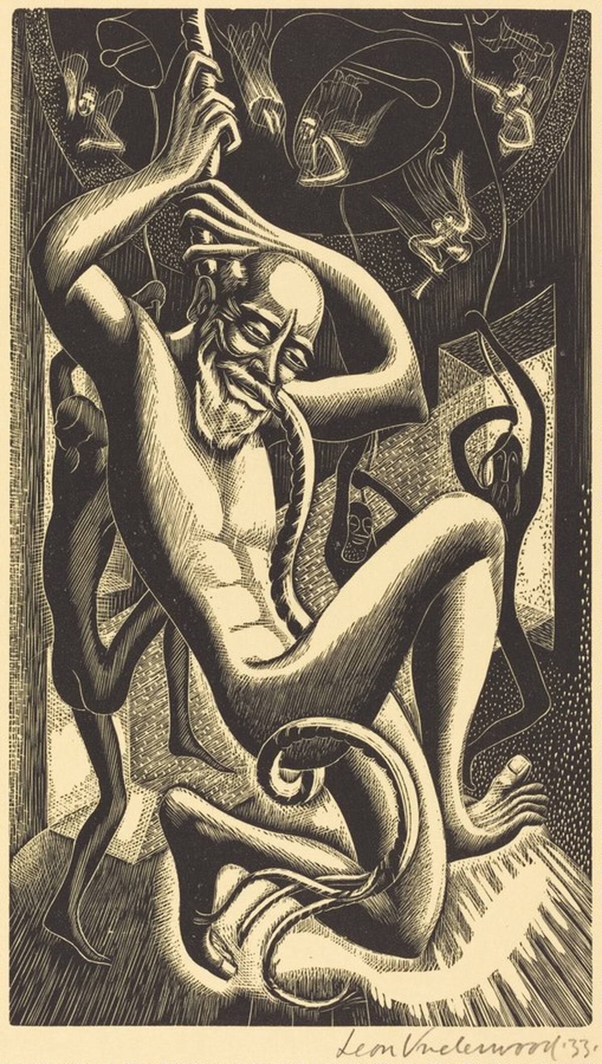 Simian Ecstasy by Leon Underwood