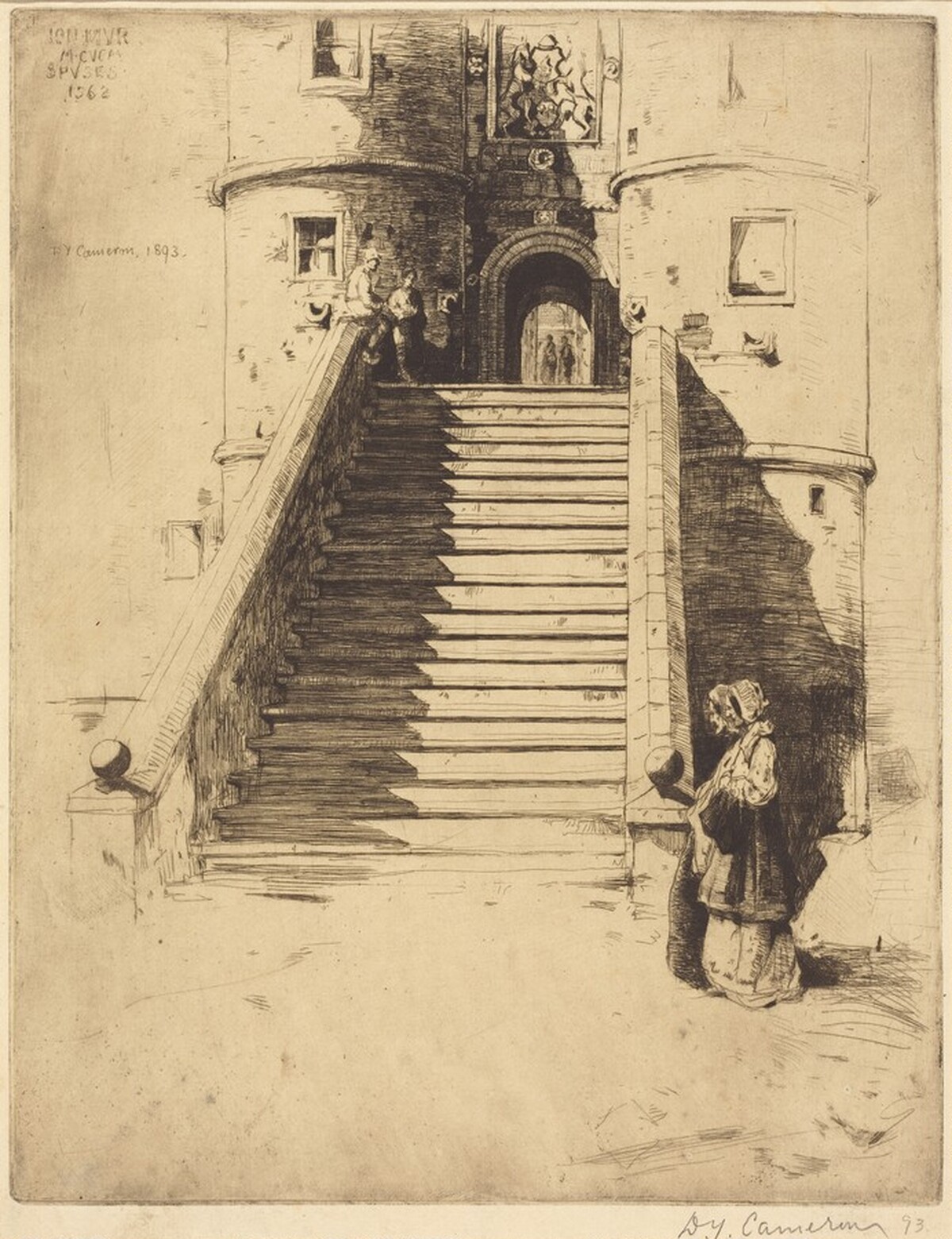 The Stairs, Rowallan by David Young Cameron