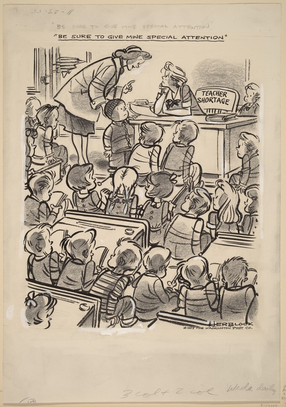 Be Sure to Give Mine Special Attention by Herbert Lawrence Block