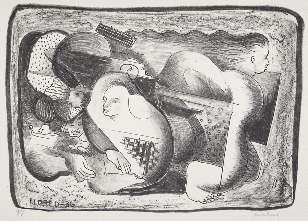 Untitled (Surreal Abstraction) by Thomas Brownell Eldred