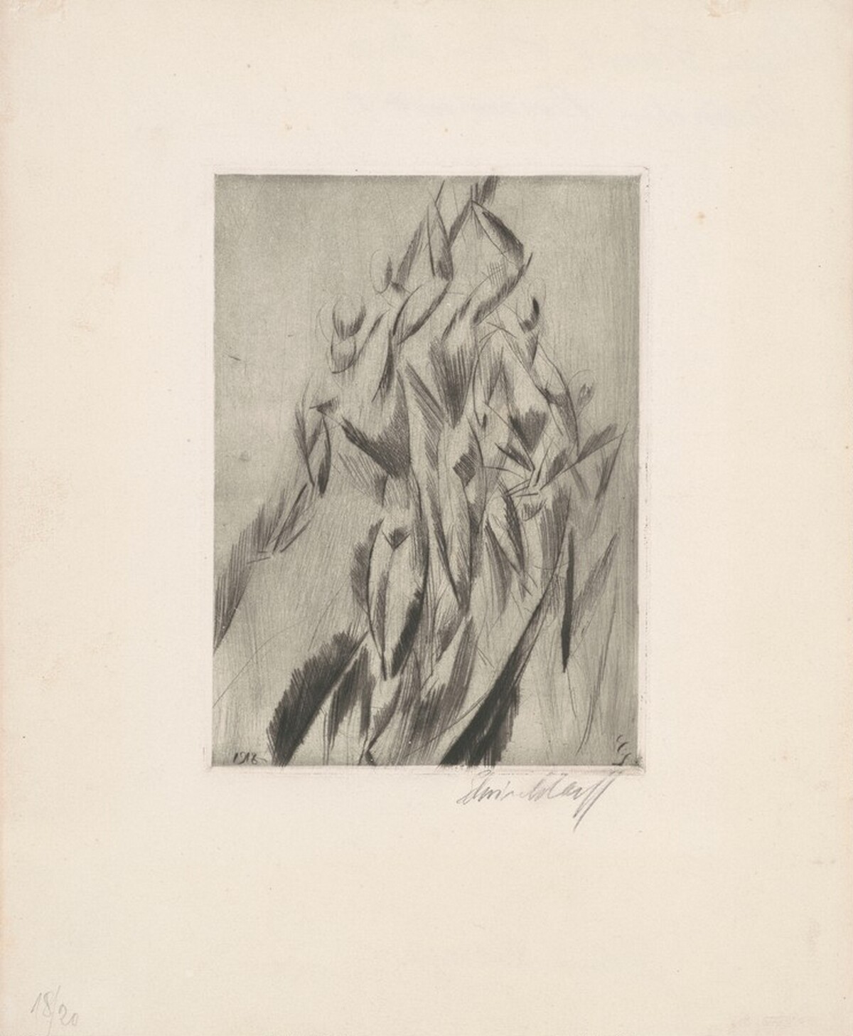 Männer im Boot II (Men in a Boat II) by Edwin Scharff