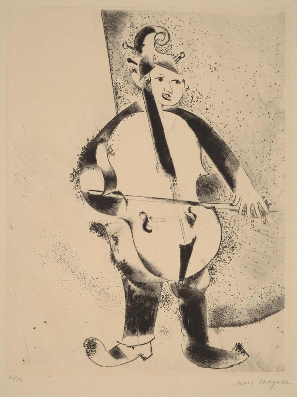 The Musician by Marc Chagall