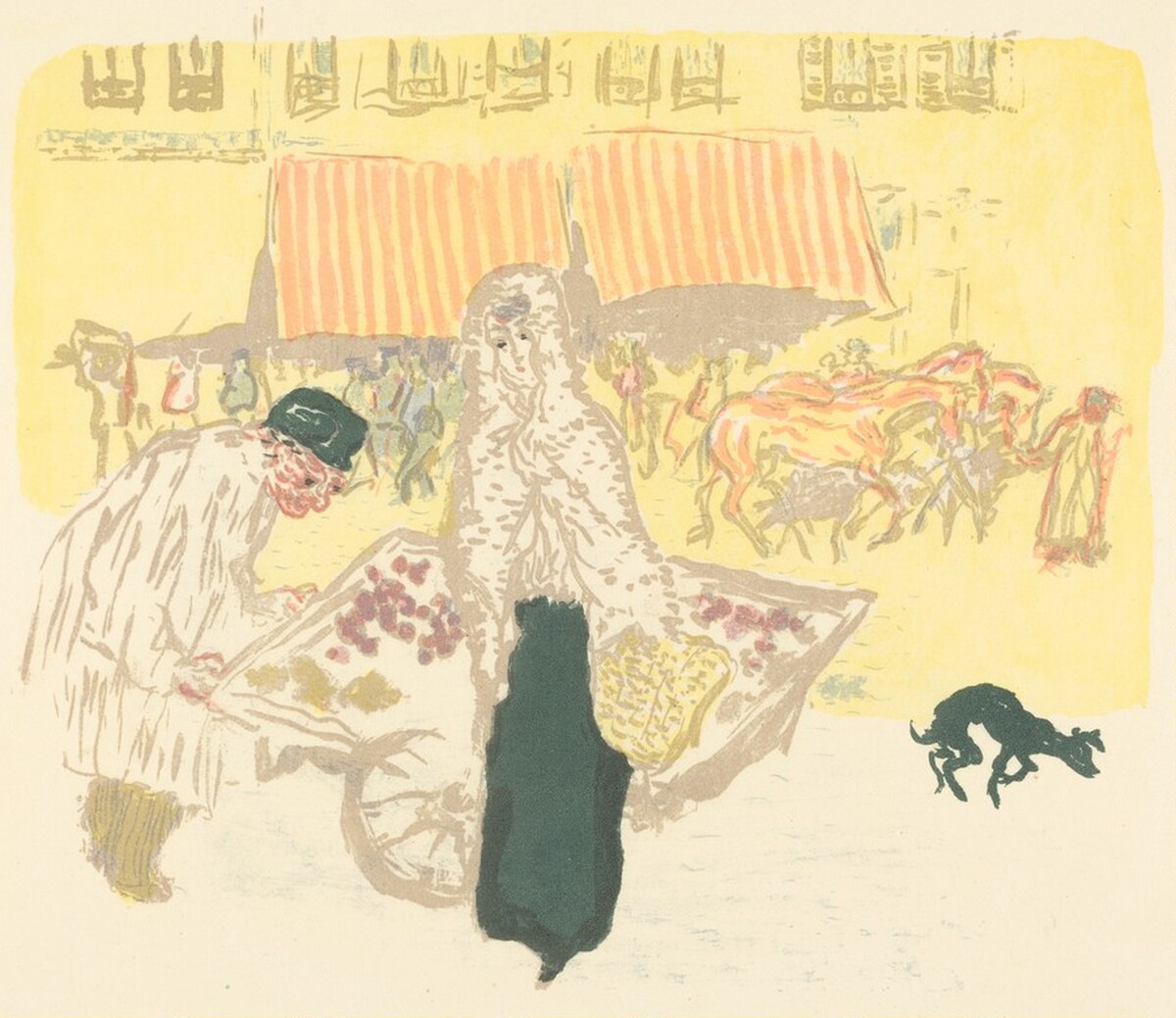 Costermonger (Le marchand des quatres-saisons) by Pierre Bonnard, Ambroise Vollard (publisher)
