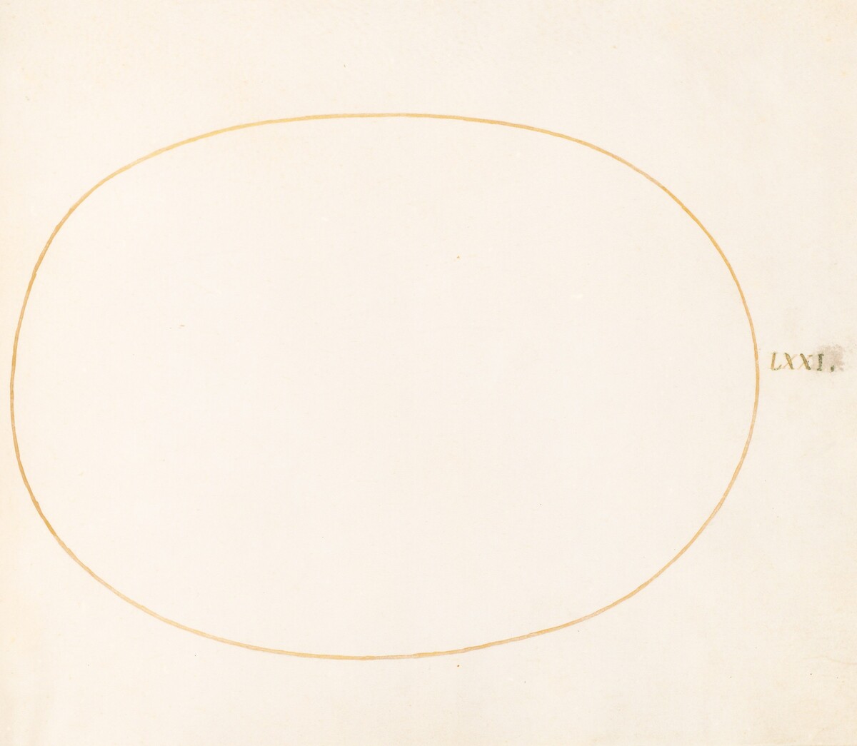 Plate 72: Empty Oval by Joris Hoefnagel