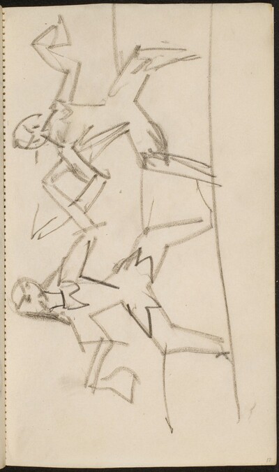 Zwei Tänzer in Kostümen (Two Dancers in Costume) [p. 17]