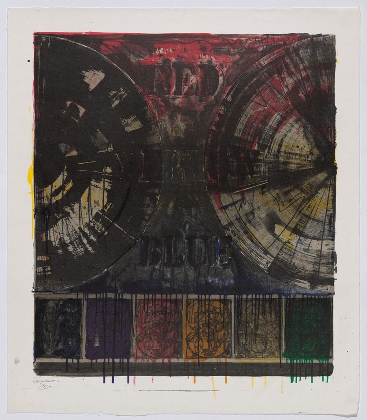 Untitled [trial proof 2] by Jasper Johns