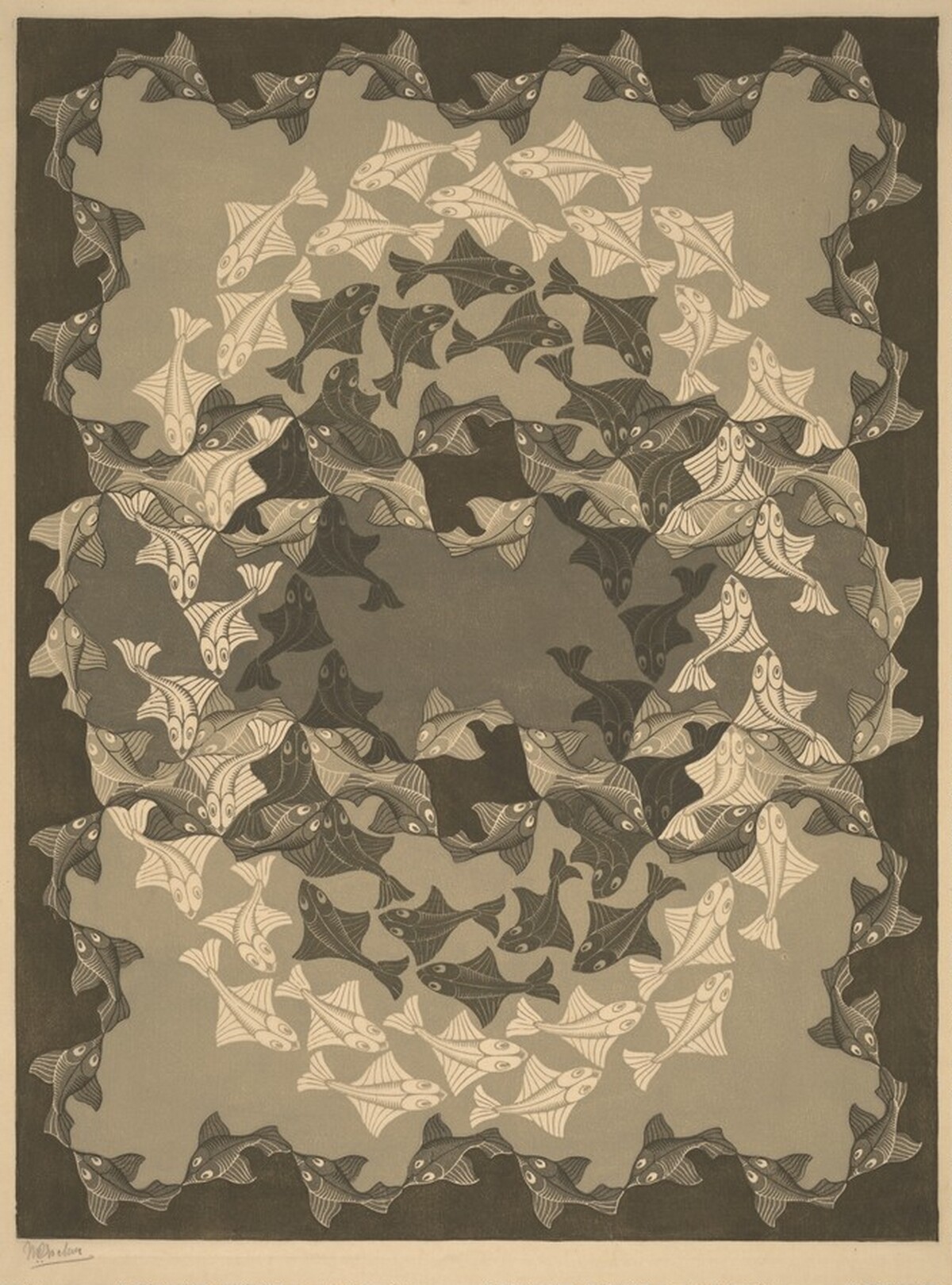 Fish by M.C. Escher