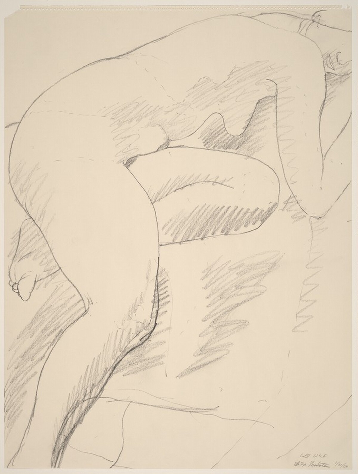 Study for "Untitled" by Philip Pearlstein