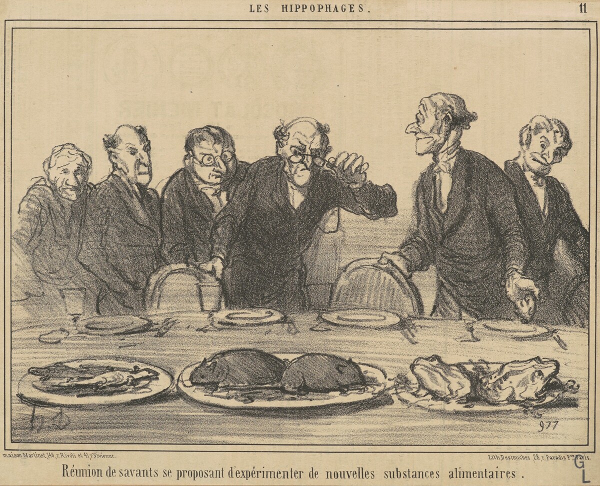 Réunion de Savants se proposant... by Honoré Daumier