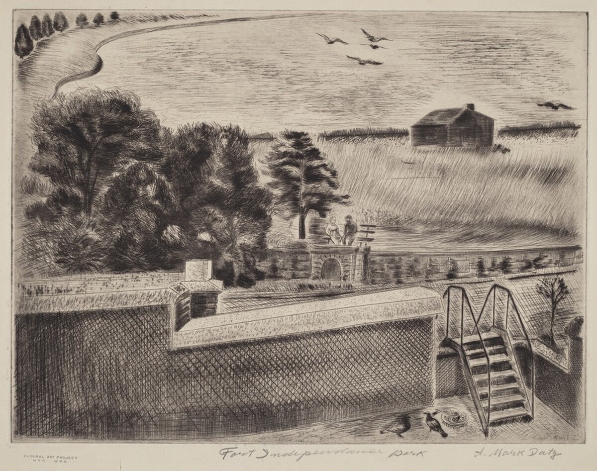 Fort Independence Park by Abraham Mark Datz
