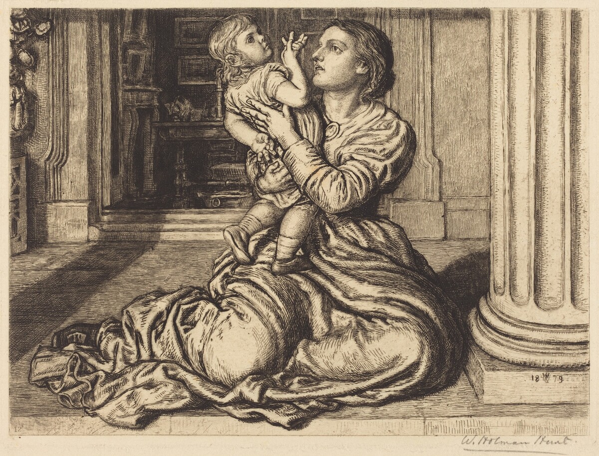 The Father's Leave-Taking by William Holman Hunt