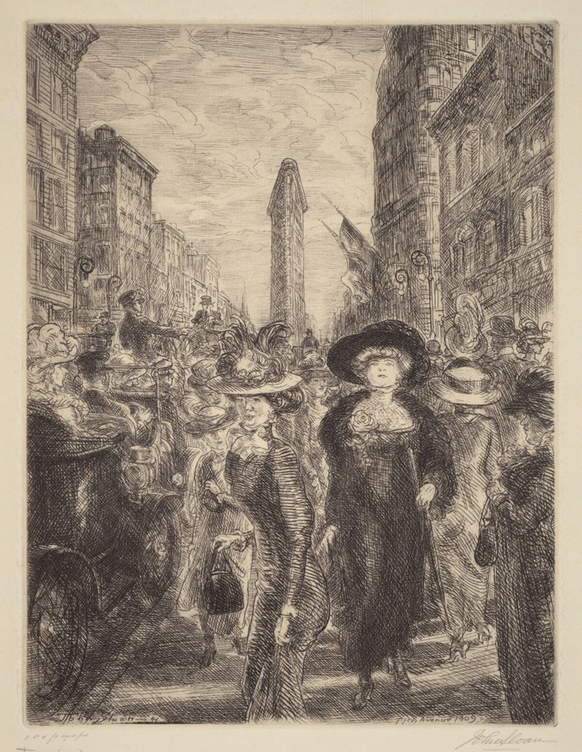 Fifth Avenue, 1909 by John Sloan