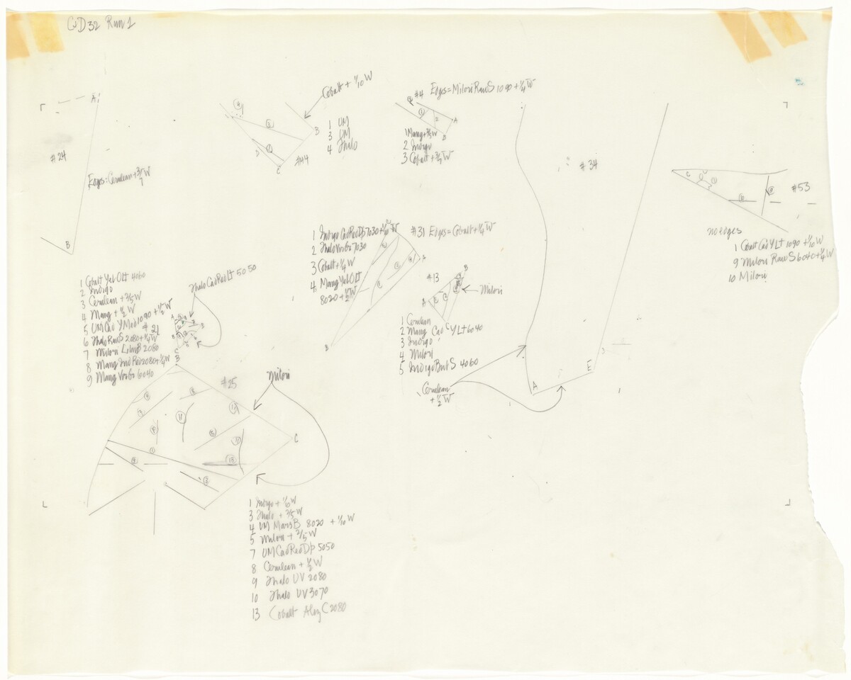 Tracing for Changes and Disappearances #32 (1 of 11) by John Cage