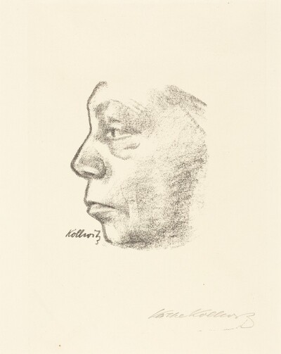 Self-Portrait in Profile (Selbstbildnis im Profil)