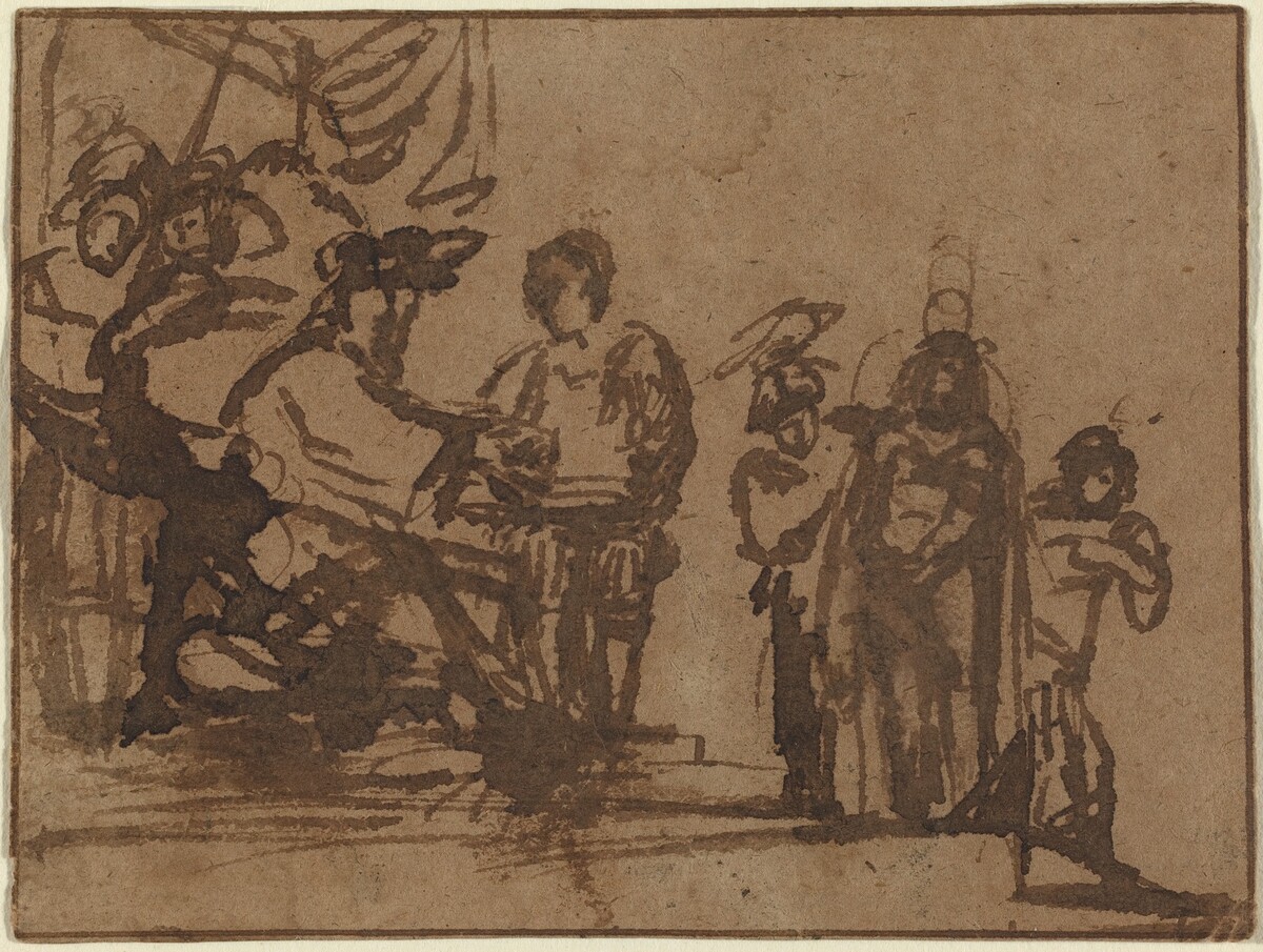Christ before Pilate by Imitator of Rembrandt van Rijn