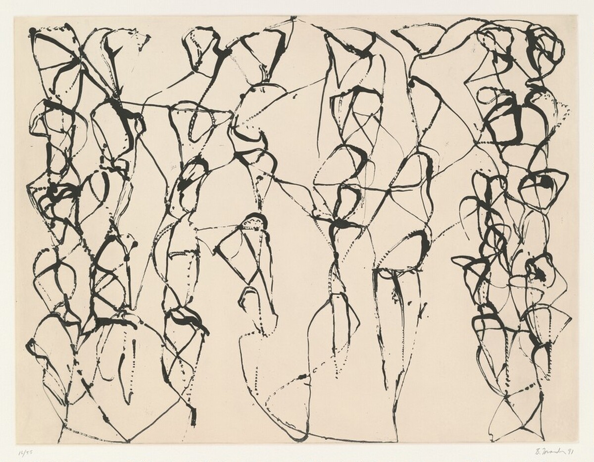 Zen Study 6 by Brice Marden