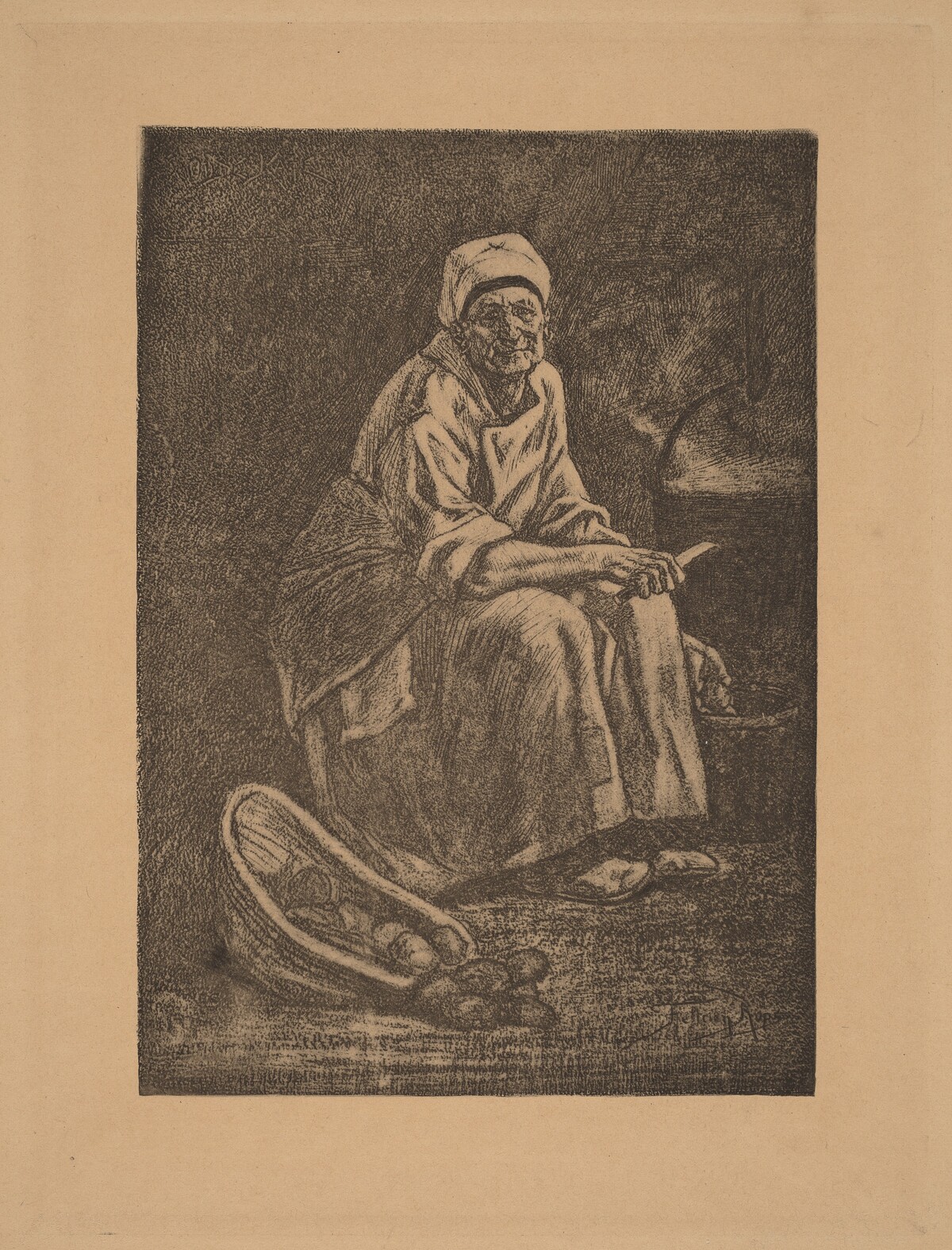 Oude-Kate by Félicien Rops