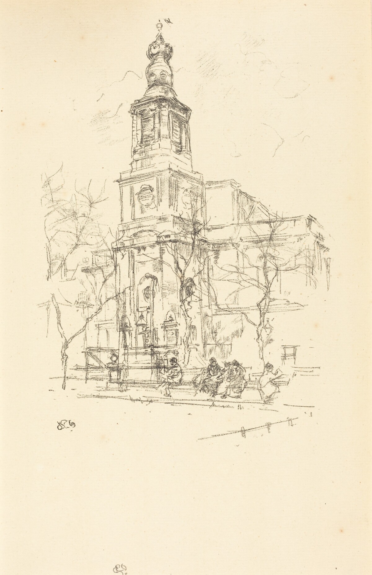 Saint Anne's, Soho by James McNeill Whistler