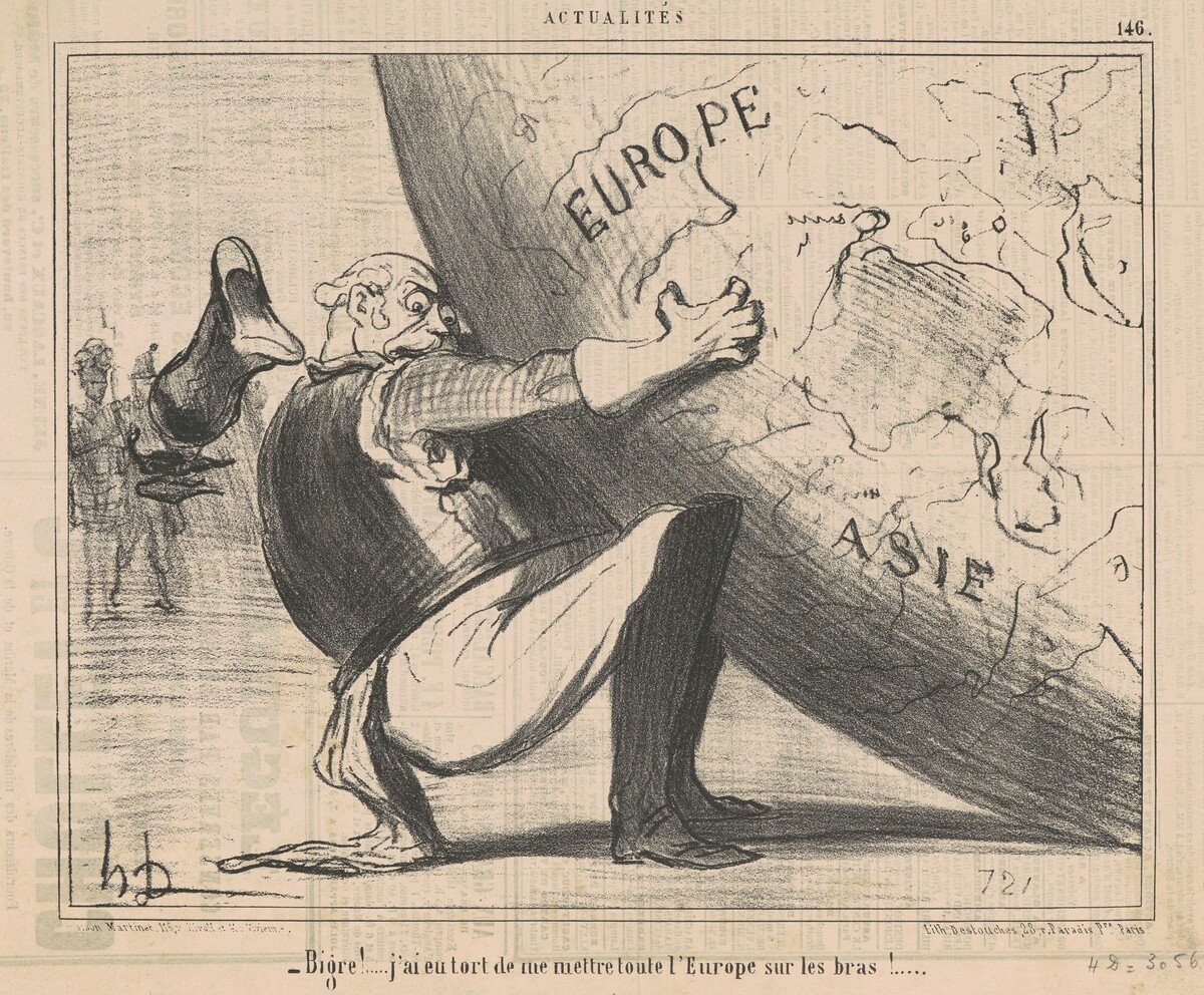 Bigre! ... j'ai eu tort de me mettre ... by Honoré Daumier