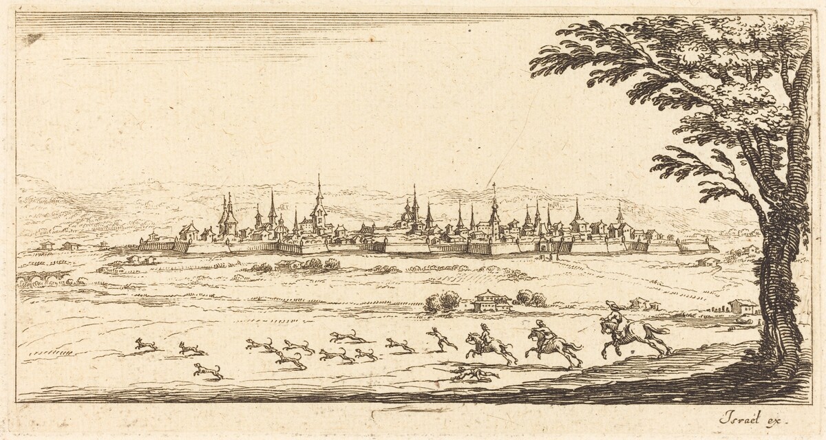 View of Nancy by after Jacques Callot