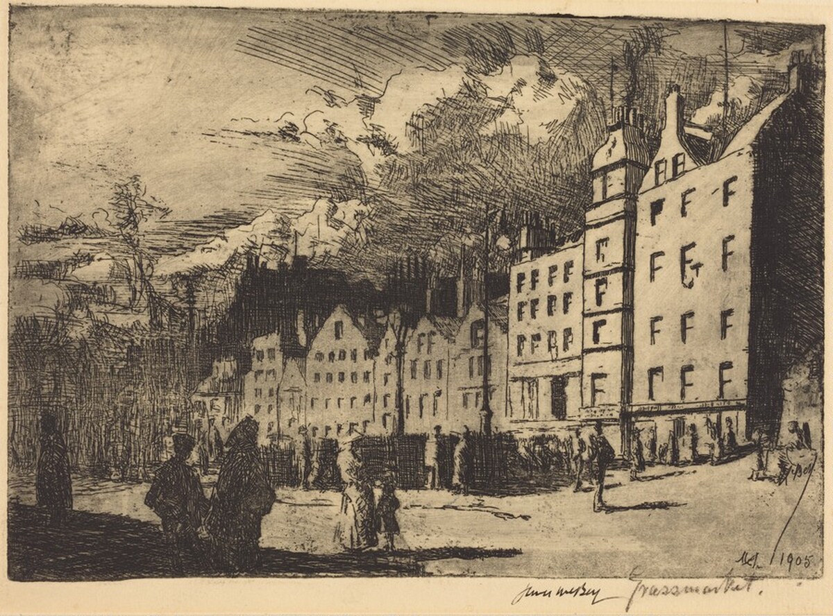 The Grassmarket by James McBey