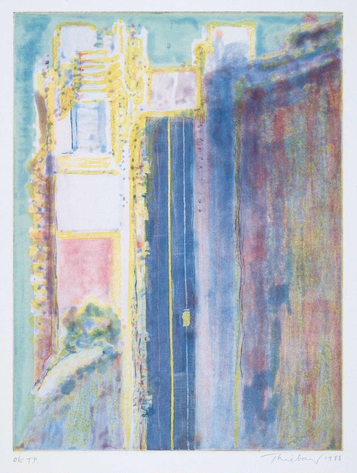 City Edge by Wayne Thiebaud
