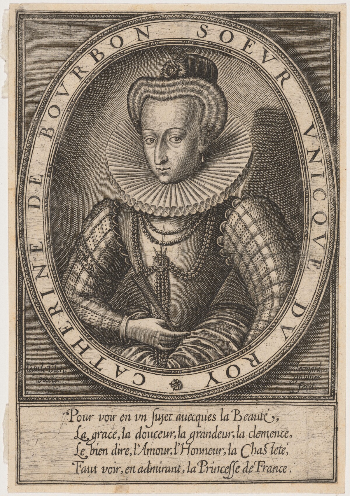 Catherine de Bourbon by Léonard Gaultier