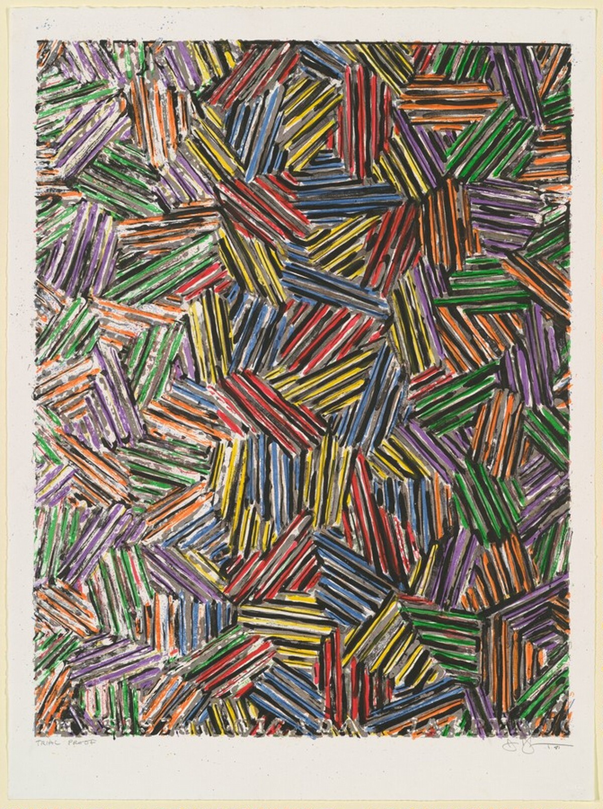 Cicada [trial proof] by Jasper Johns