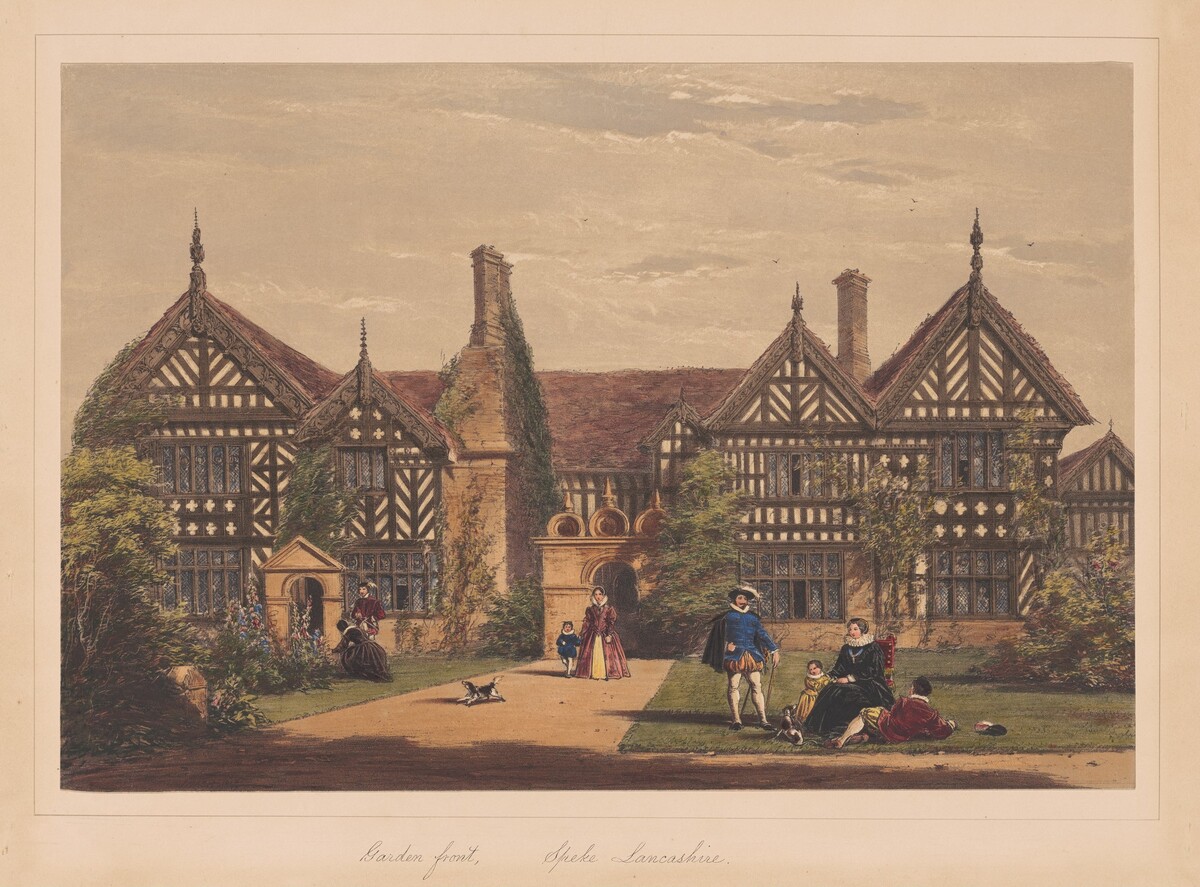 Garden Front, Speke, Lancashire by Joseph Nash