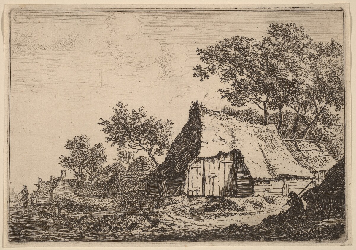 The Small Hamlet by Anthonie Waterloo