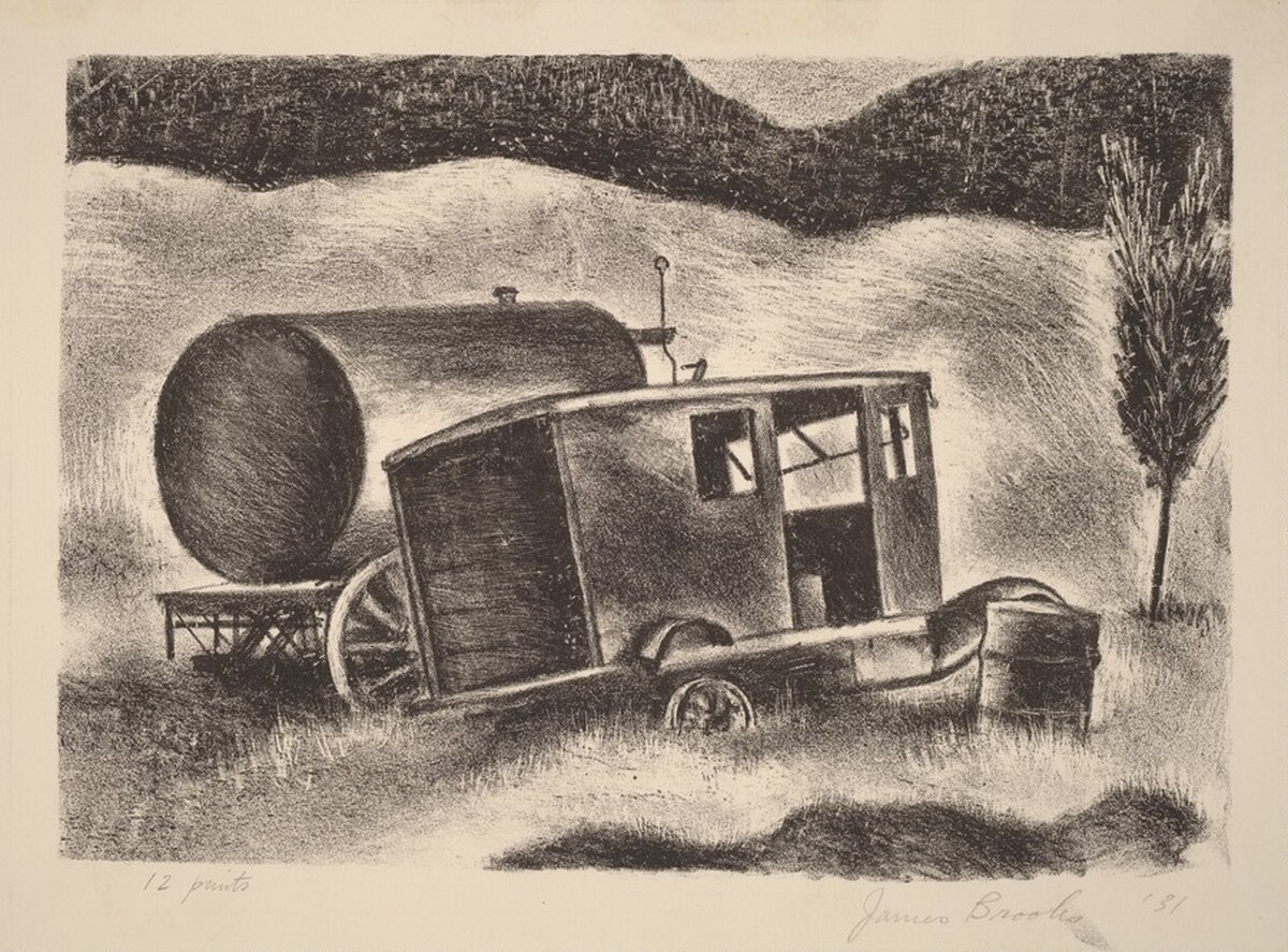 Untitled (Abandoned Truck) by James Brooks