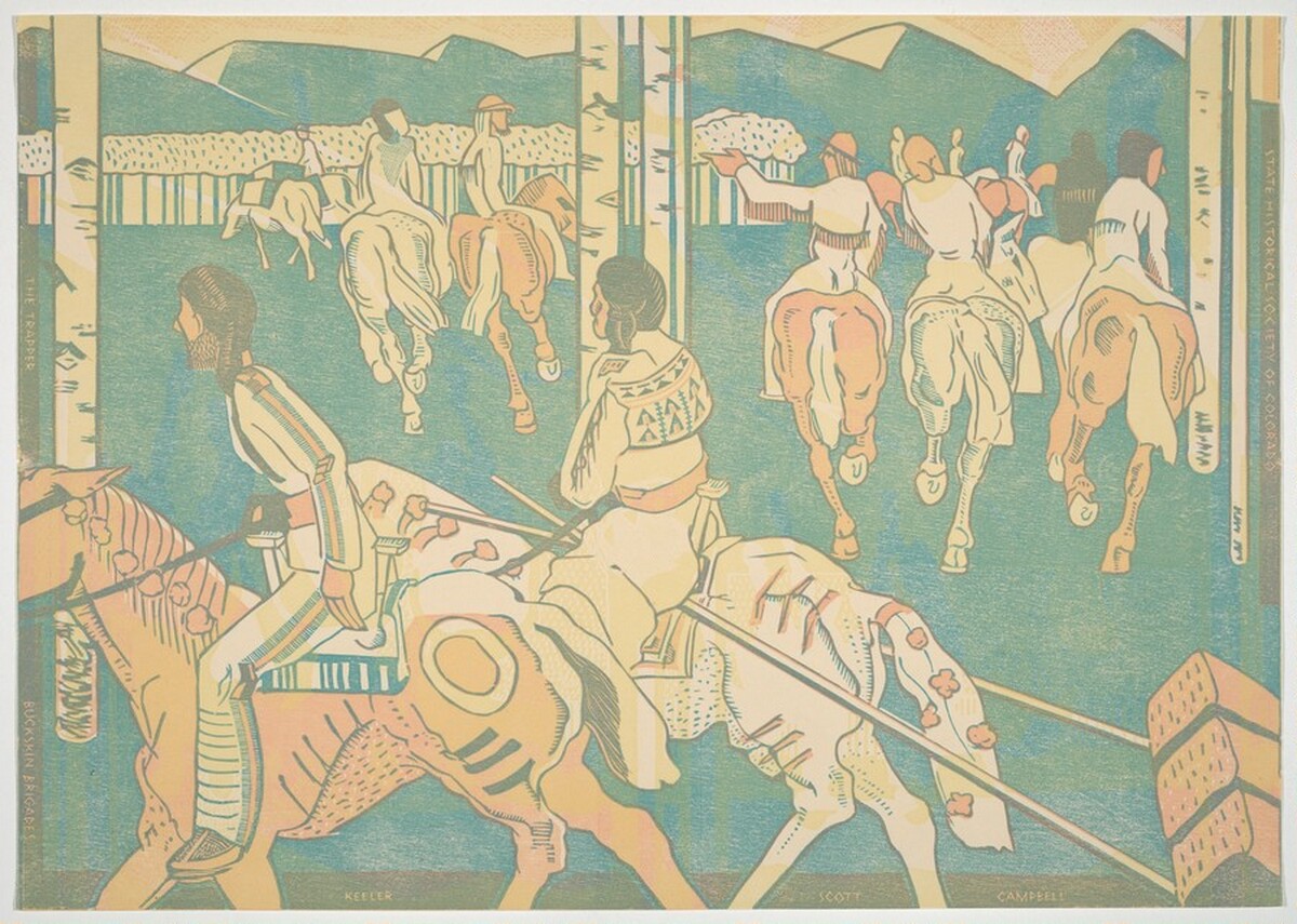 Buckskin Brigades by Harold  Emerson Keeler