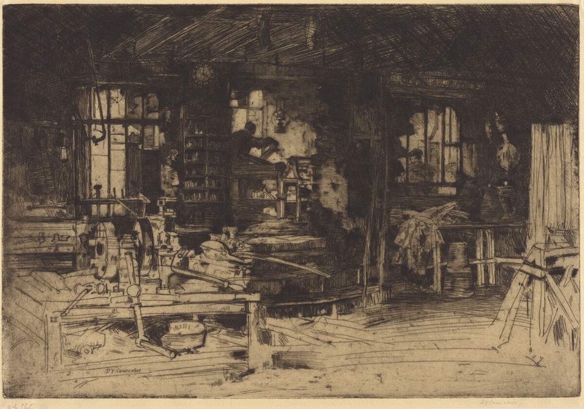 The Workshop by David Young Cameron
