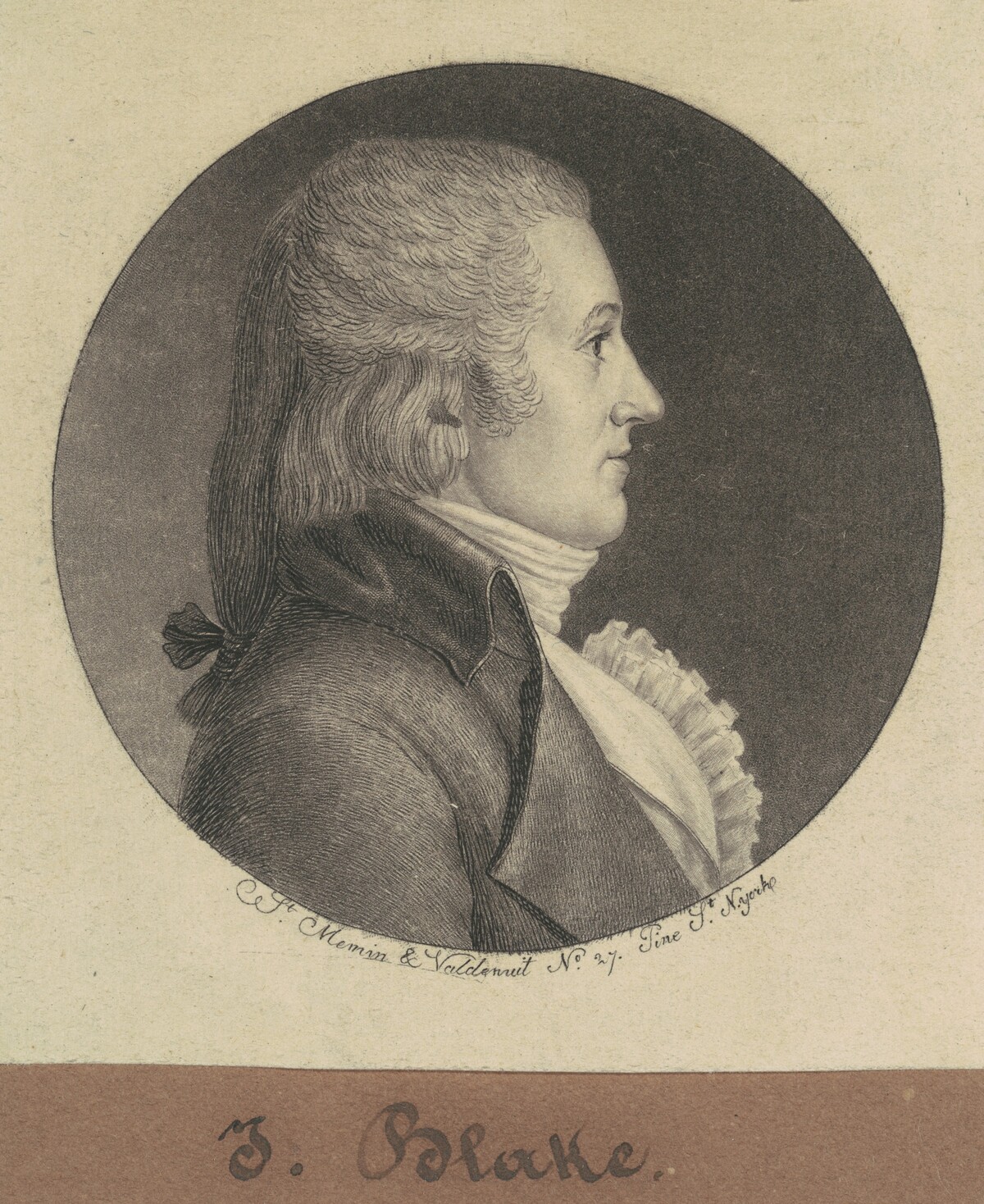 Blake by Charles B. J. Févret de Saint-Mémin