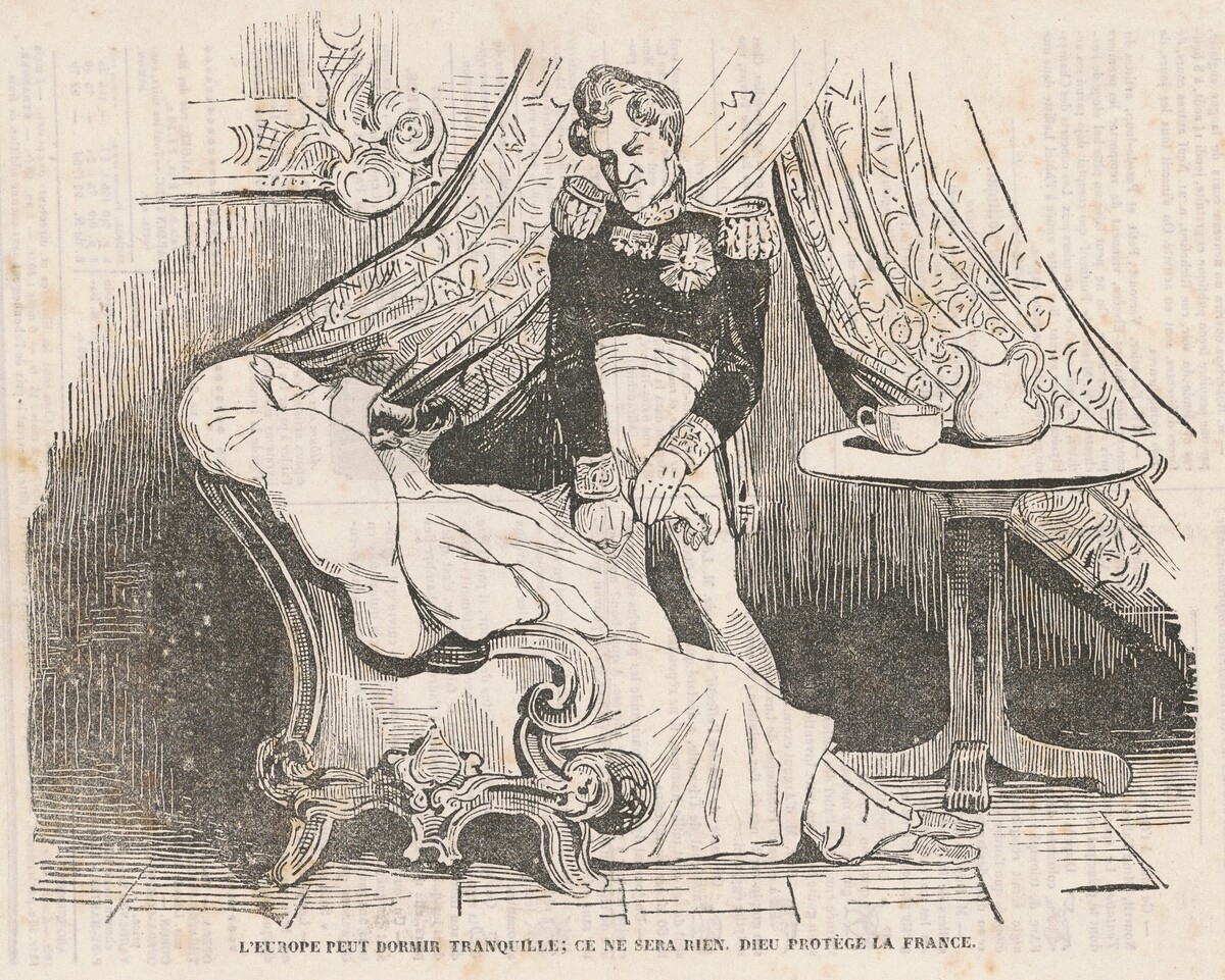 L'europe peut dormir tranquille ... by Honoré Daumier