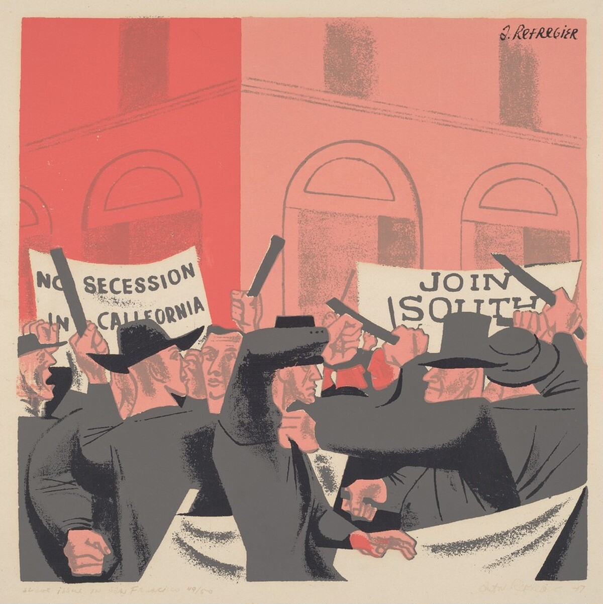 Slave Issue in San Francisco by Anton Refregier