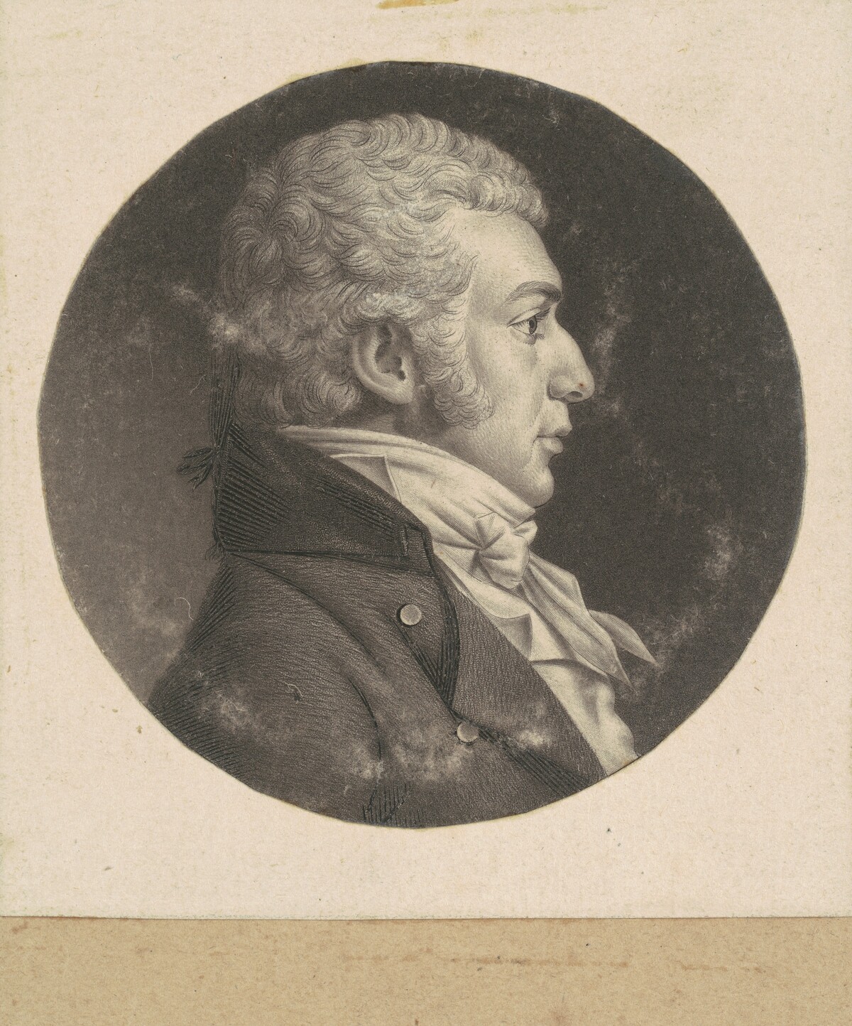 Unidentified Man by Charles B. J. Févret de Saint-Mémin