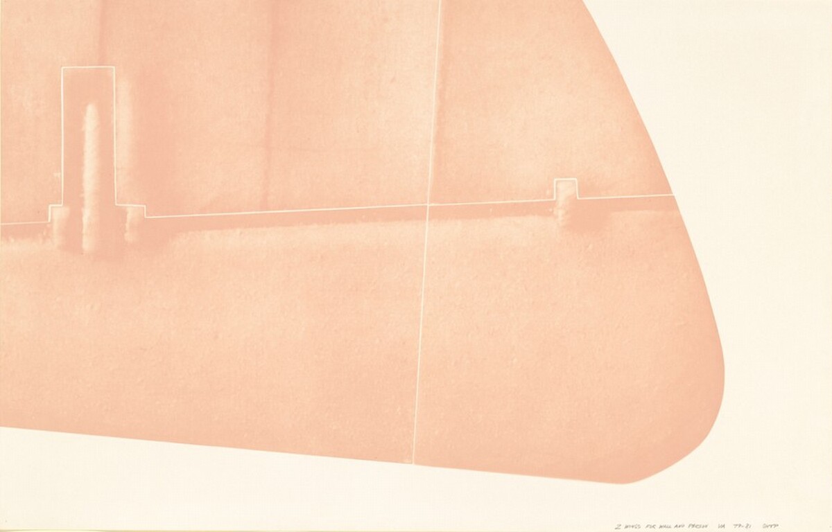 2 Wings for Wall and Person [bottom row, panel F] by Vito Acconci