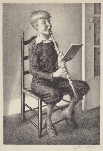Boy Practicing
