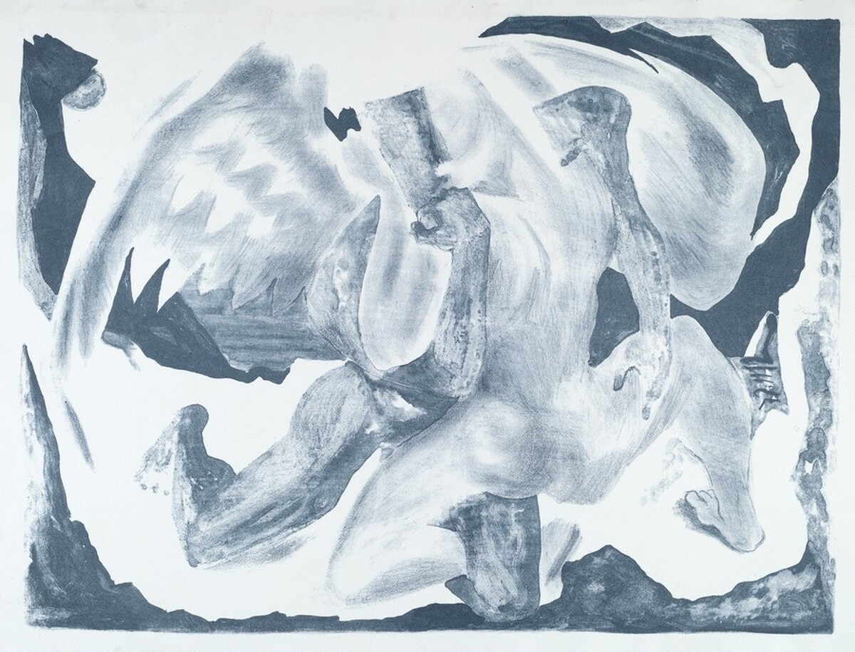 Jacob and the Angel by Benton Murdoch Spruance