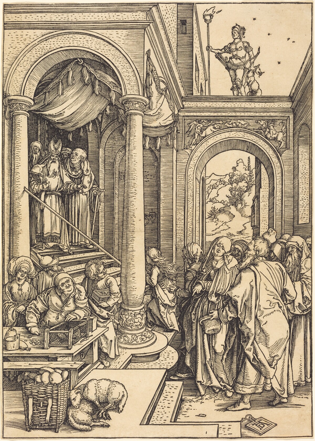 The Presentation of the Virgin in the Temple by Albrecht Dürer
