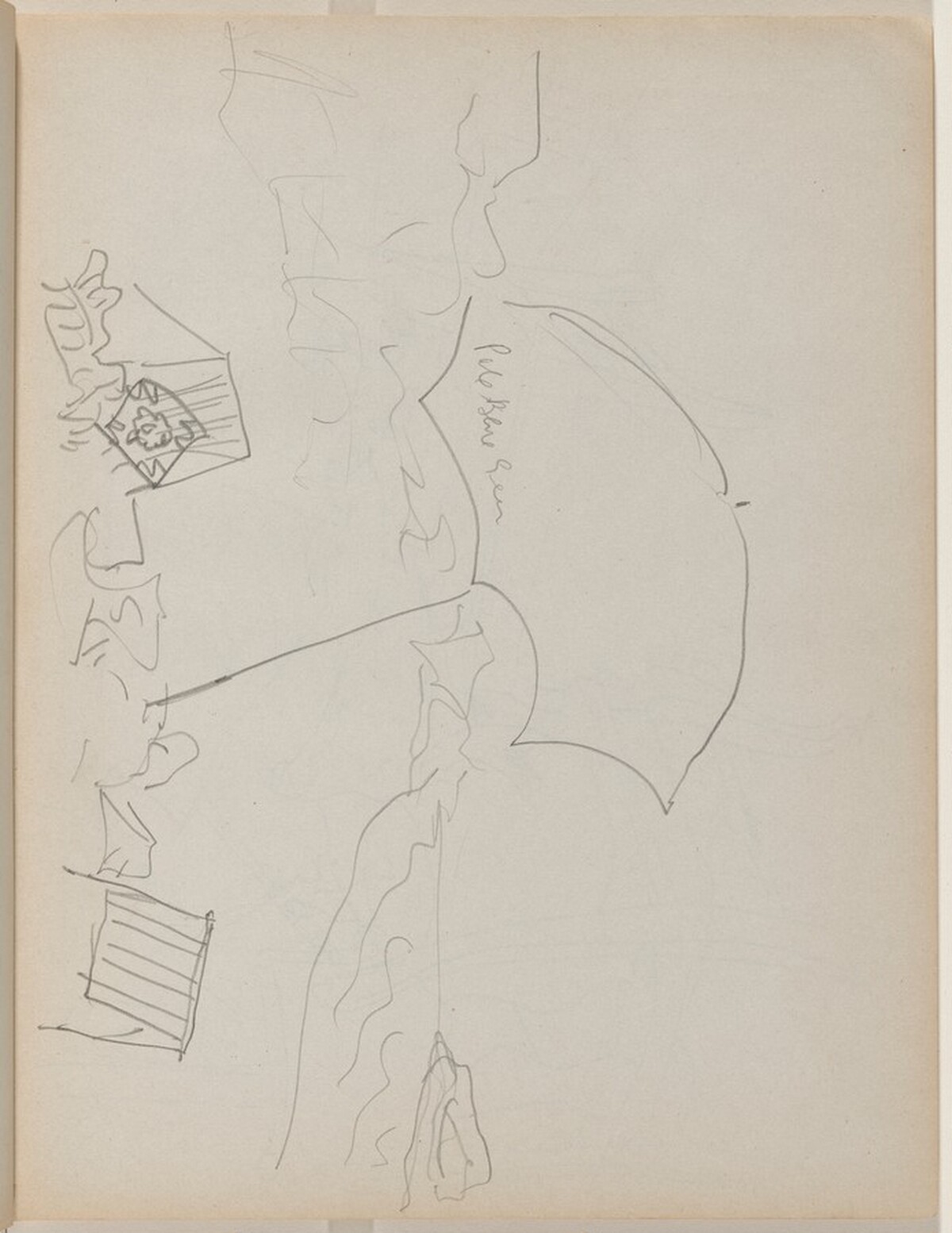 Beach Umbrella by Milton Avery