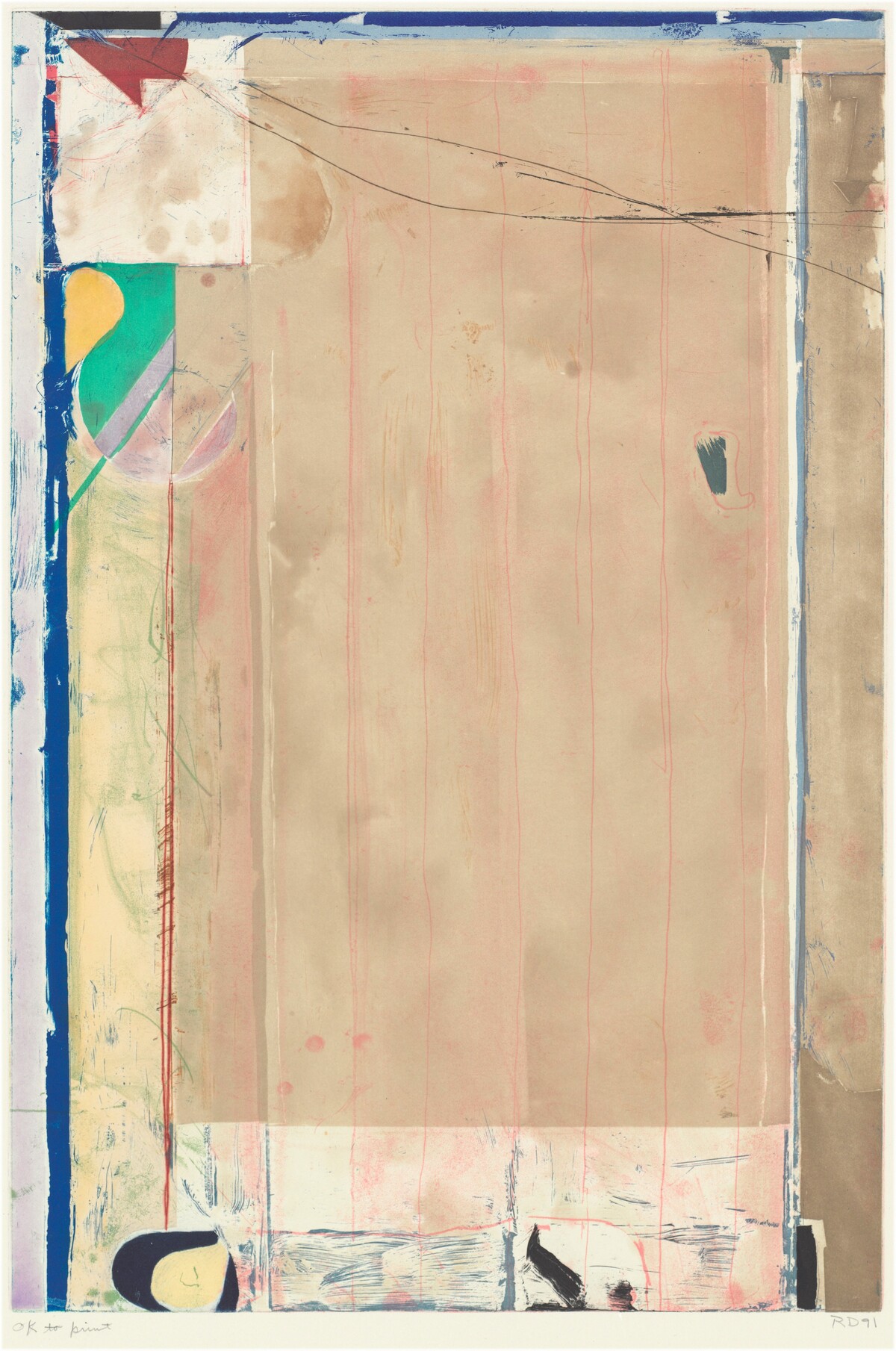 Touched Red by Richard Diebenkorn