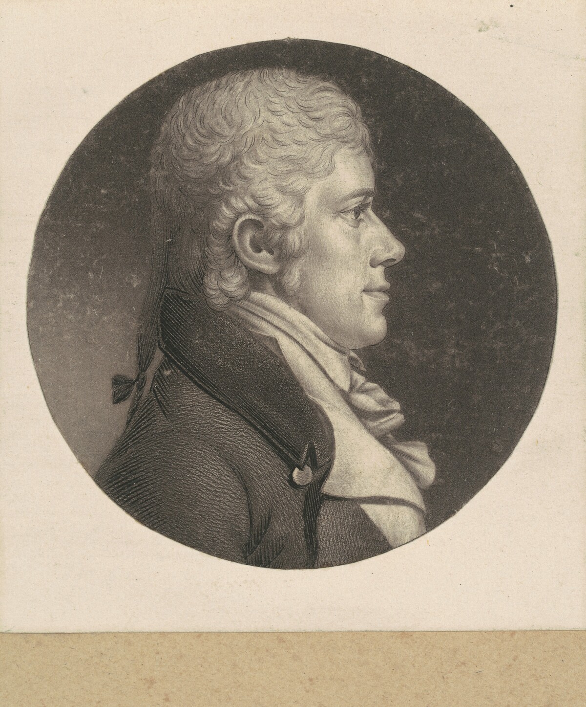 Mahlon Dickerson by Charles B. J. Févret de Saint-Mémin
