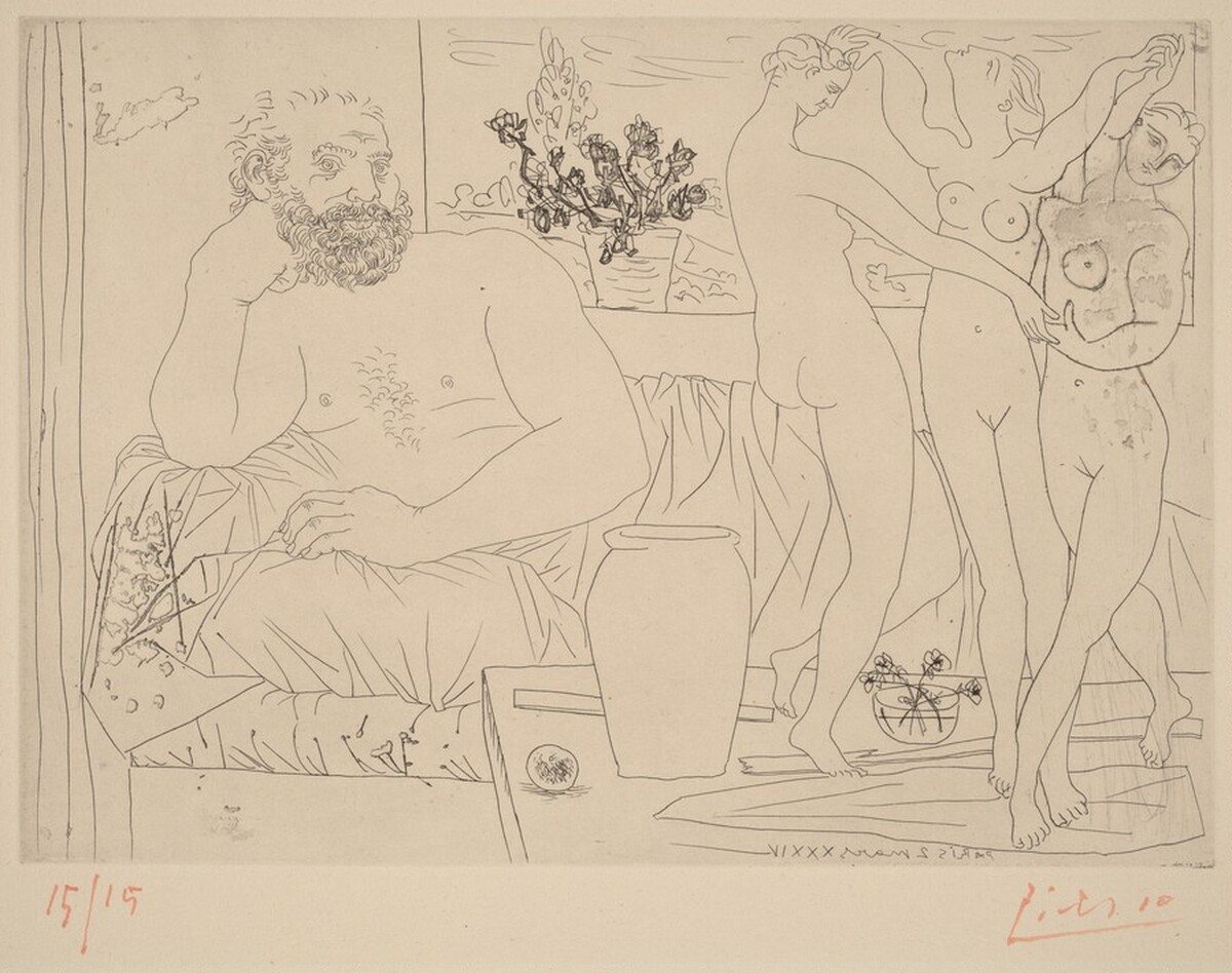Homage to Carpeaux (Hommage à Carpeaux) by Pablo Picasso
