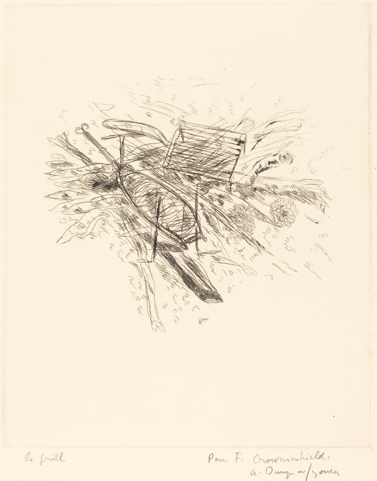 Le Grill by André Dunoyer de Segonzac