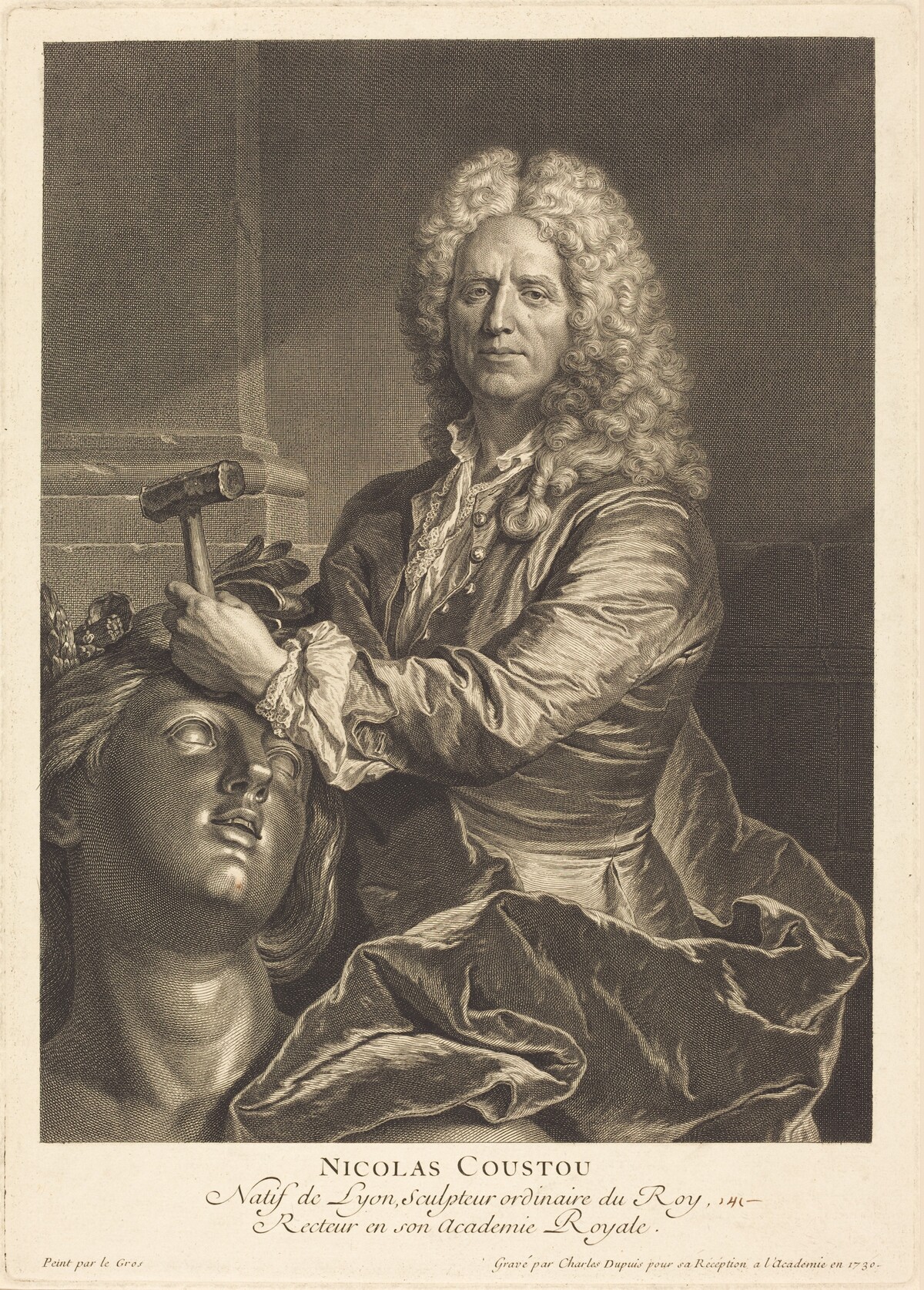 Nicolas Coustou by Charles Dupuis