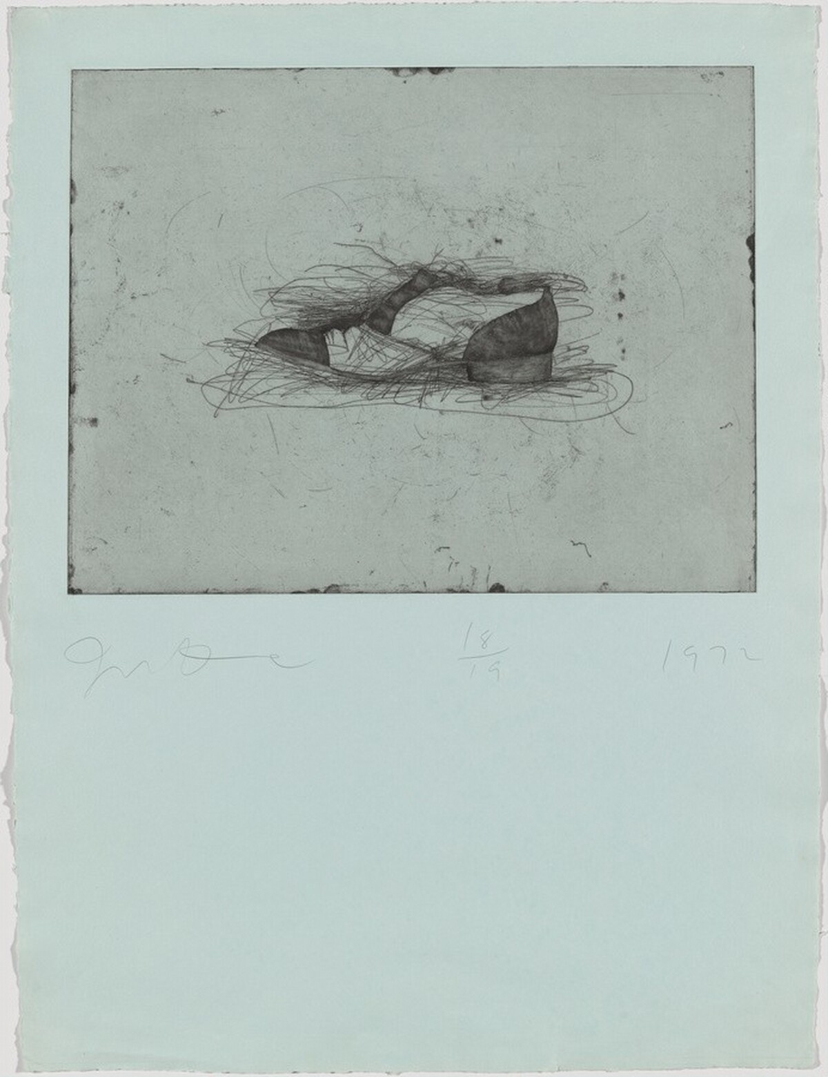 Shoe (first state) by Jim Dine