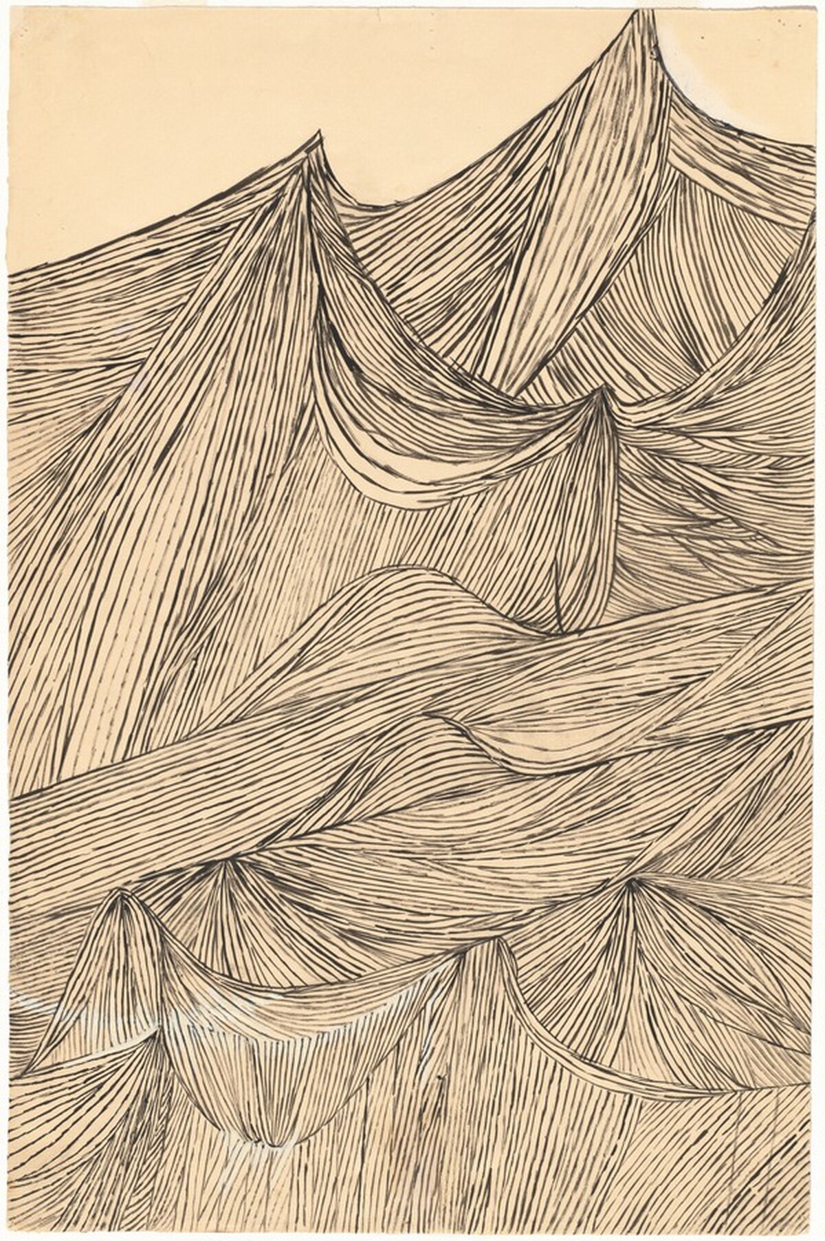 La tapisserie de mon enfance—montains in Aubusson (The Tapestry of My Childhood—Mountains in Aubusson) by Louise Bourgeois