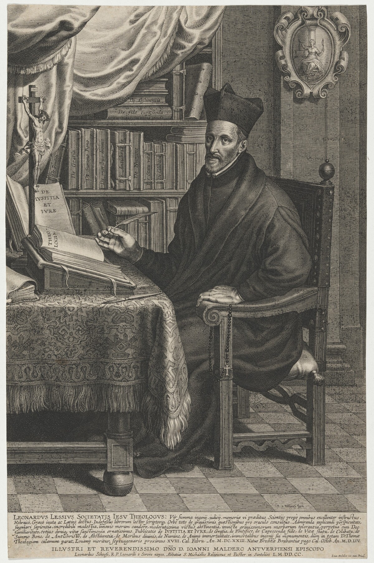 Leonard Lessius, Jesuit by Schelte Adams Bolswert